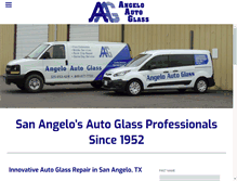 Tablet Screenshot of angeloautoglass.com